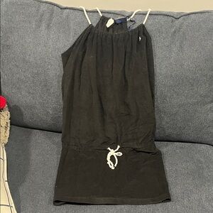 Ralph Lauren Black Dress with White Straps